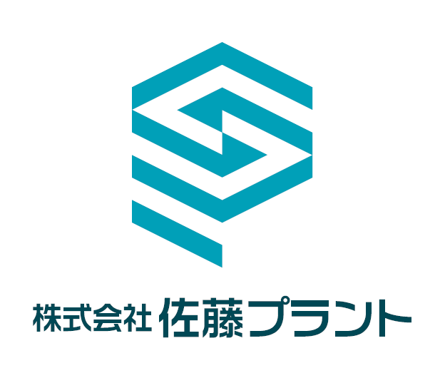 建築／建設／設備／設計／造園とイニシャル／文字と青のロゴ